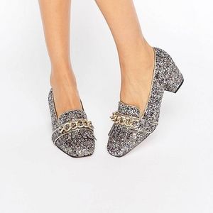 ASOS SYMBOLIC Heel Loafers